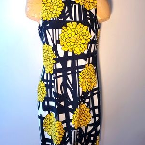 Fun, summery dress in black/yellow